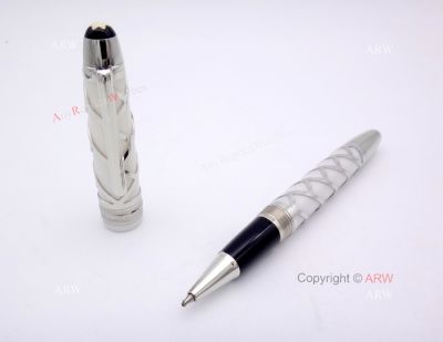 Wholesale Faux Mont blanc Pens Meisterstuck White Wave Rollerball Pen